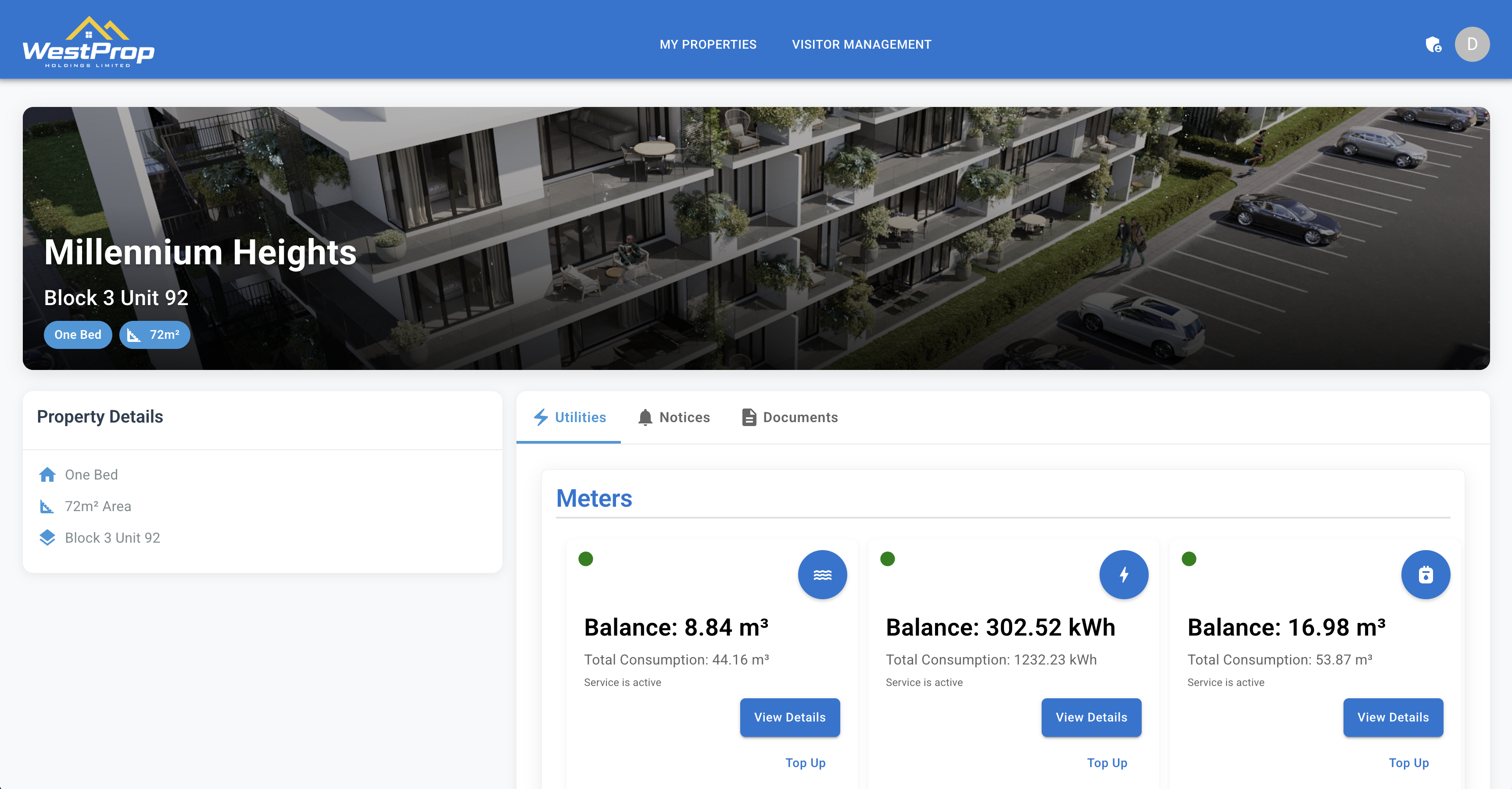 WestProp Residents Portal case study thumbnail